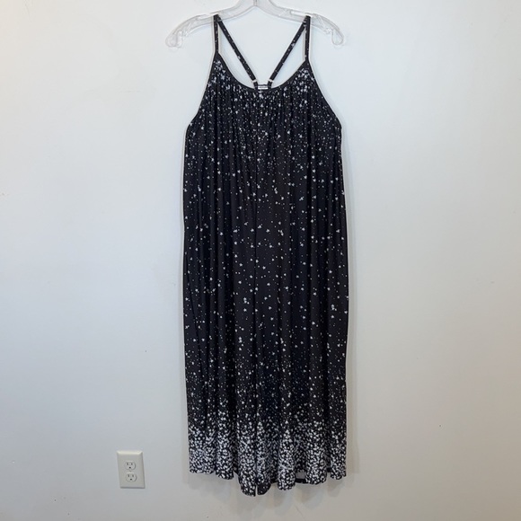 Ella Moss-Wide Leg Jumpsuit-Racerback, adjustable straps,Flowing, no belt Sz.M - Picture 7 of 11